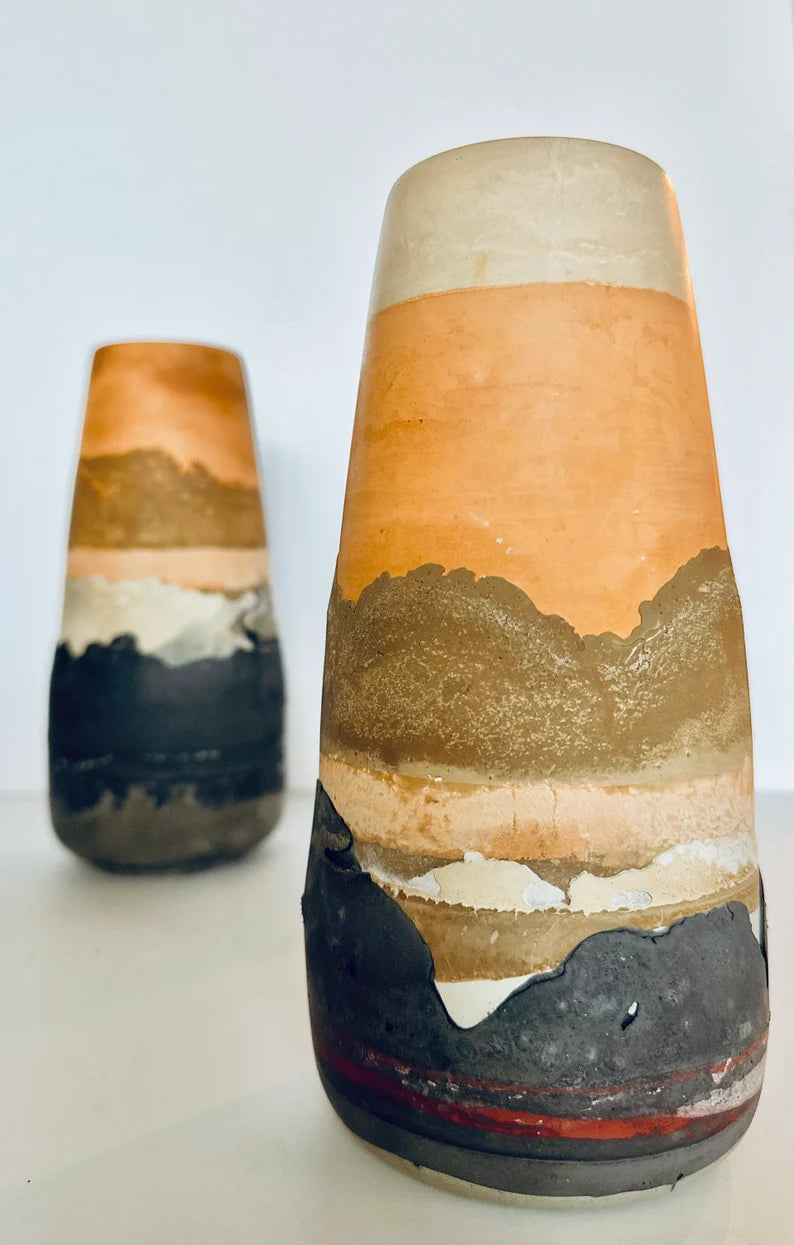 Desert Vase | Boho pottery | home decor | handmade | bohemian | wildflowers | minimalist | vase | southwestern | modern | desert vibes