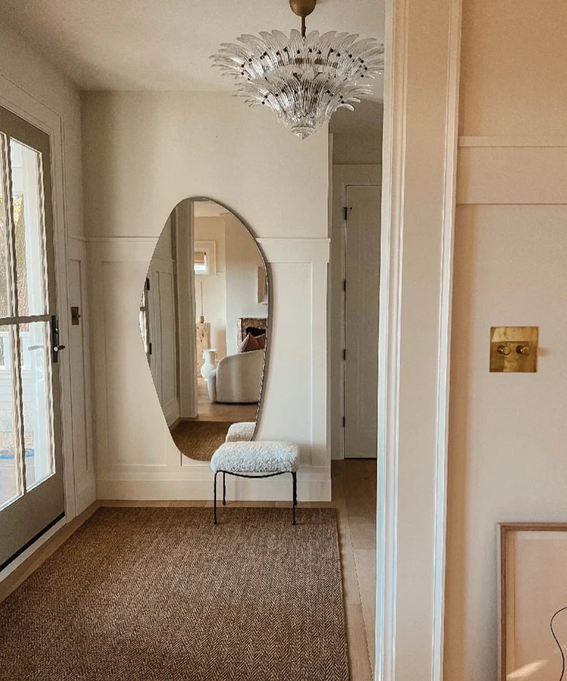 **Biga Asymmetrical Wall Mirror – Irregular Custom Design for Modern Home & Bathroom Decor**