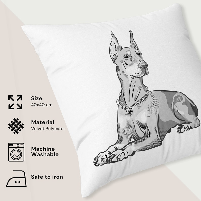 Custom Pet Pillow | Personalised Pet Portrait | Pet memorial gift | Gifts for Dog Lovers & Pet Loss | Pet portrait painting ā 4 art styles