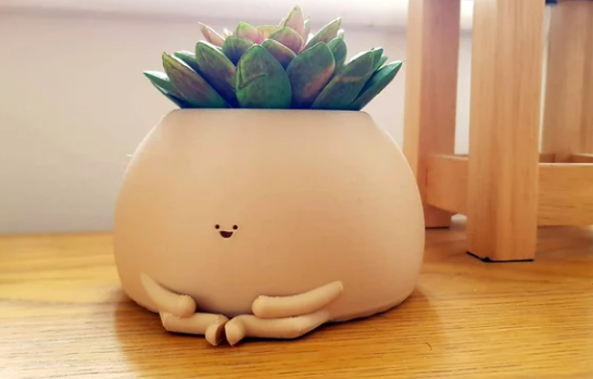 Sitting Pot | Cute Plant Pot | Plant Pot | Sitting Planter | Cute Planter | Planter Character | Indoor Planter | Cactus Planter | Succulent