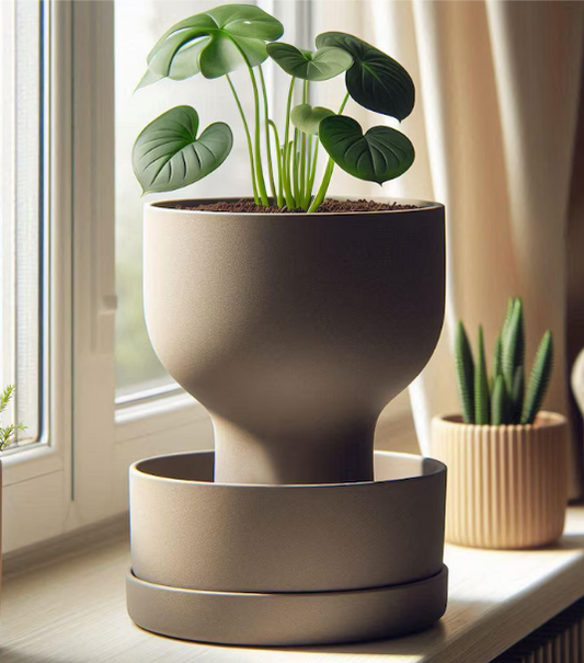 GrailGarden Self-Watering Planter | Iconic Design | Available in Multiple Colors | Home Decor