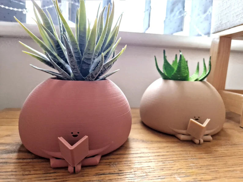 Sitting Pot | Cute Plant Pot | Plant Pot | Sitting Planter | Cute Planter | Planter Character | Indoor Planter | Cactus Planter | Succulent