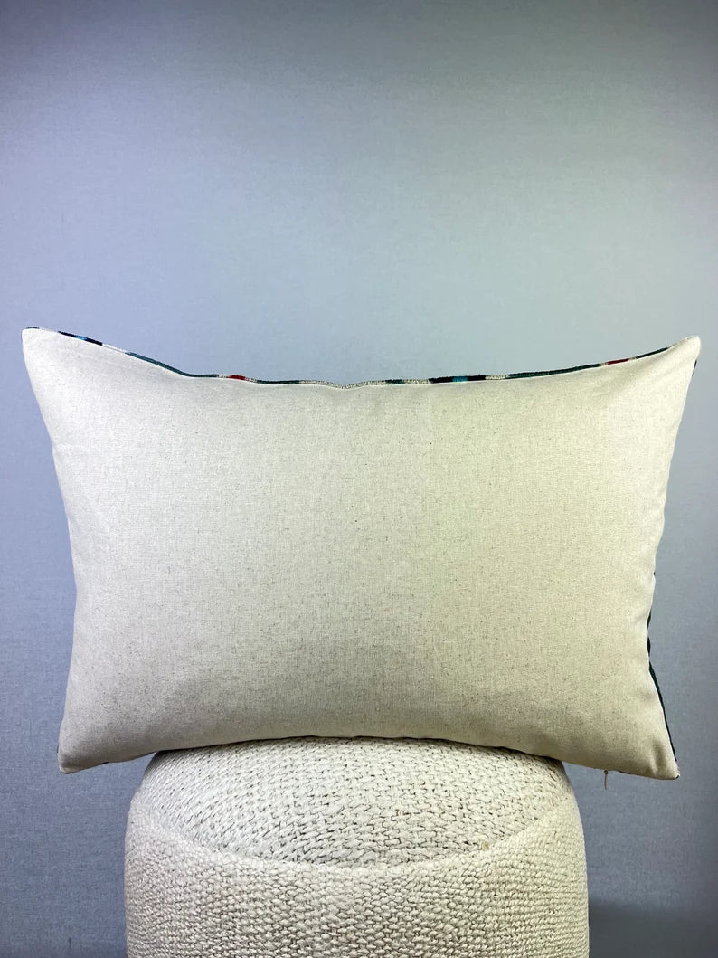 velvet ikat cushion | velvet pillow | ikat pillow | ikat cushion