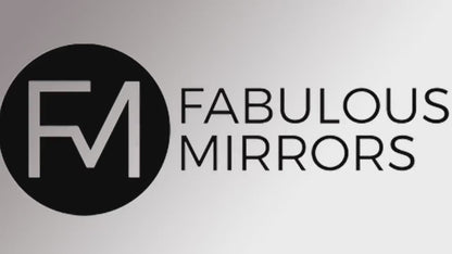 **Silver Pewter Gunmetal Large Framed Mirror – Multiple Sizes Available | Stunning Decorative Mirrors**